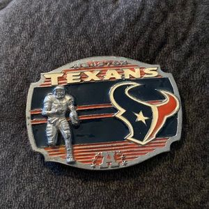 Texans belt buckle